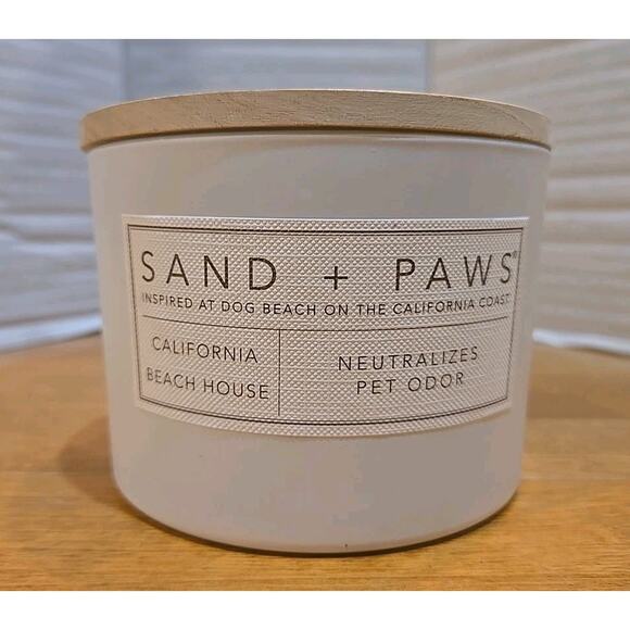 Sand + Paws Other - Sand & Paws California Beach House Two Wick Candle 12oz Neutralizes Pet Odor New